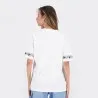 T-shirt oversized femme manches courtes avec des formes aux manches - KONTAKT