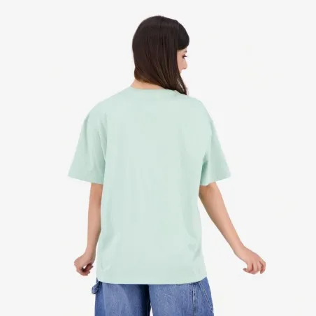 T-shirt oversized femme manches courtes FLEURS D'ŒILLETS - KONTAKT