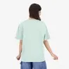 T-shirt oversized femme manches courtes FLEURS D'ŒILLETS - KONTAKT