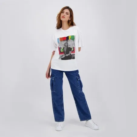 T-shirt oversized femme manches courtes THE ART OF MARGOUM - KONTAKT