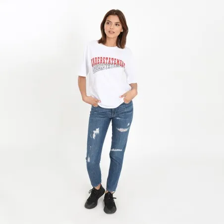 T-shirt oversized femme manches courtes UNDERSTATEMENT - KONTAKT