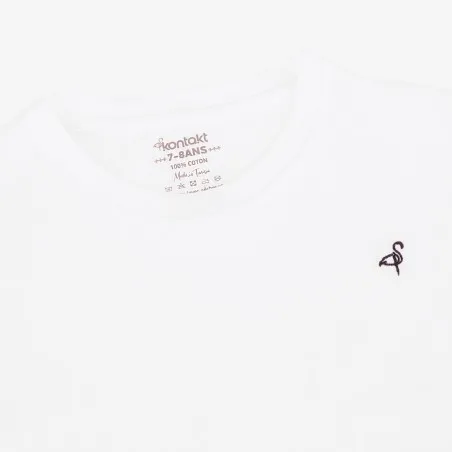 T-shirt oversized fille manches courtes avec des formes aux manches - KONTAKT