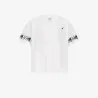 T-shirt oversized fille manches courtes avec des formes aux manches - KONTAKT