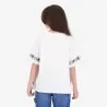 T-shirt oversized fille manches courtes avec des formes aux manches - KONTAKT