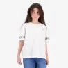 T-shirt oversized fille manches courtes avec des formes aux manches - KONTAKT