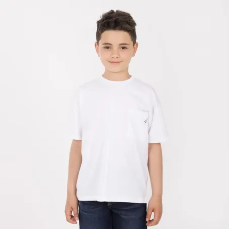 T-shirt oversized garçon contrasté avec poche SUMMER VACATION - KONTAKT
