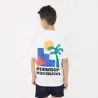 T-shirt oversized garçon contrasté avec poche SUMMER VACATION - KONTAKT