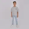 T-shirt oversized garçon manches courtes - KONTAKT