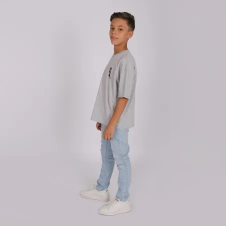 T-shirt oversized garçon manches courtes - KONTAKT