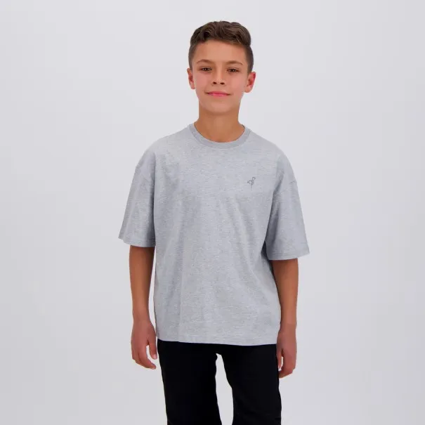T-shirt oversized garçon manches courtes avec broderie - KONTAKT
