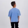 T-shirt oversized garçon manches courtes délavé avec flamant rose - KONTAKT