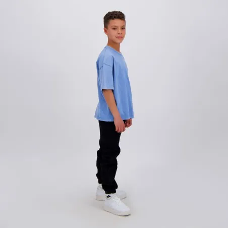 T-shirt oversized garçon manches courtes délavé avec flamant rose - KONTAKT
