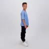 T-shirt oversized garçon manches courtes délavé avec flamant rose - KONTAKT