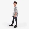 T-shirt oversized garçon manches courtes IMPRIME FORMES TEPSI - KONTAKT