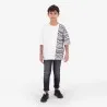 T-shirt oversized garçon manches courtes IMPRIME FORMES TEPSI - KONTAKT