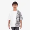 T-shirt oversized garçon manches courtes IMPRIME FORMES TEPSI - KONTAKT
