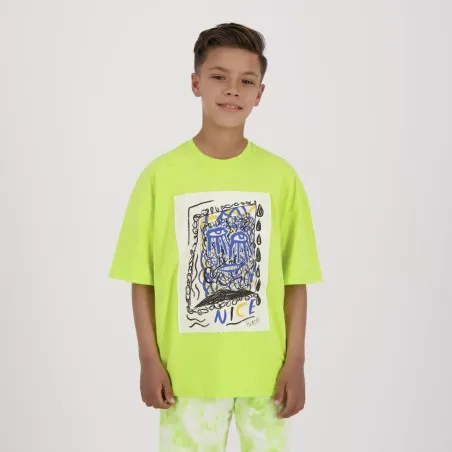 T-shirt oversized garçon manches courtes LOOK NICE - KONTAKT