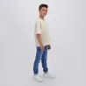 T-shirt oversized garçon manches courtes LOSANGE MARGOUM - KONTAKT