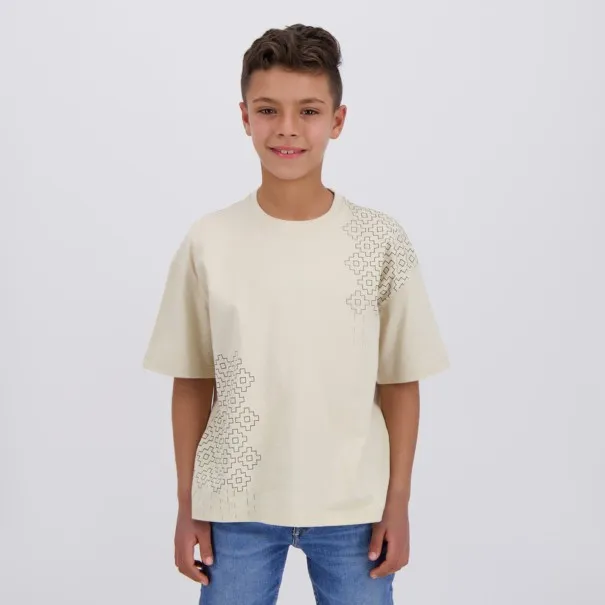 T-shirt oversized garçon manches courtes LOSANGE MARGOUM - KONTAKT