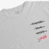 T-shirt oversized homme manches courtes FRIENDS LOVE WORK - KONTAKT