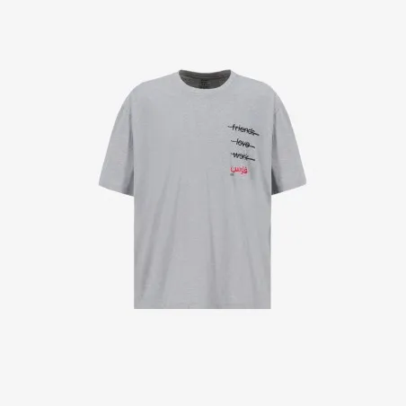 T-shirt oversized homme manches courtes FRIENDS LOVE WORK - KONTAKT