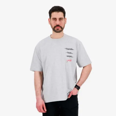 T-shirt oversized homme manches courtes FRIENDS LOVE WORK - KONTAKT