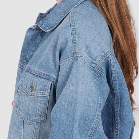 Cropped jacket femme en jeans - KINDA - KONTAKT