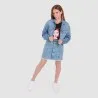 Cropped jacket femme en jeans - KINDA - KONTAKT