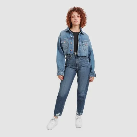 Cropped jacket femme en jeans - KINDA - KONTAKT