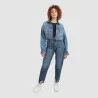 Cropped jacket femme en jeans - KINDA - KONTAKT