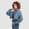 Cropped jacket femme en jeans - KINDA - KONTAKT