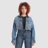 Cropped jacket femme en jeans - KINDA - KONTAKT