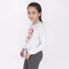 T-shirt fille manches longues noué YOU GO GIRL - KONTAKT