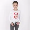 T-shirt fille manches longues noué YOU GO GIRL - KONTAKT