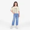 T-shirt fille sur taille manches courtes - KONTAKT