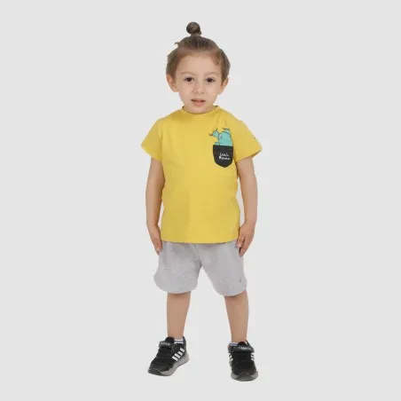 T-shirt flammé bébé LITTLE MONSTER - KONTAKT