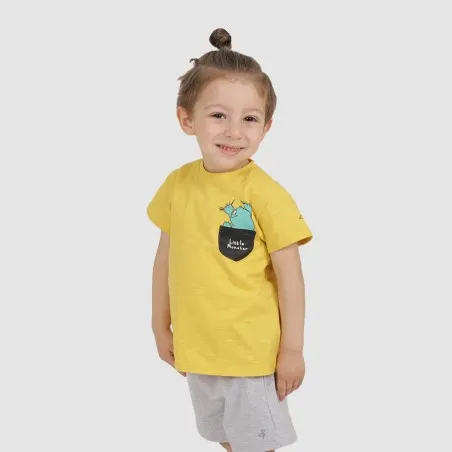 T-shirt flammé bébé LITTLE MONSTER - KONTAKT
