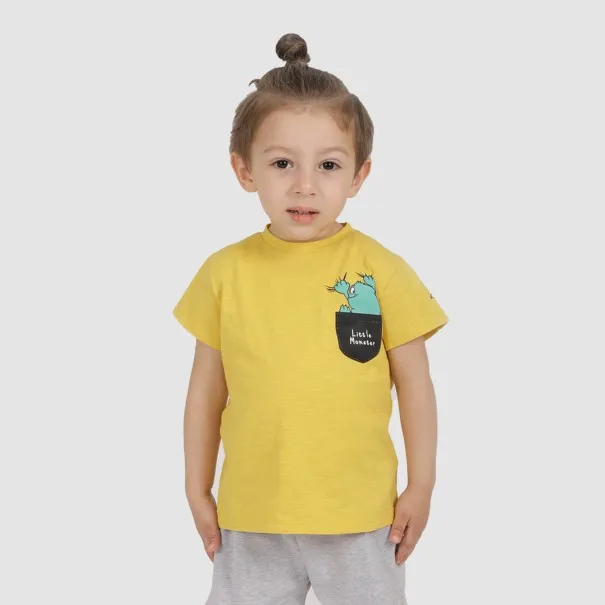 T-shirt flammé bébé LITTLE MONSTER - KONTAKT