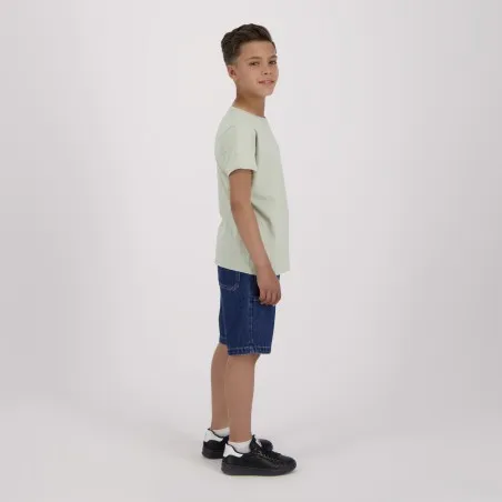 T-shirt flammé garçon manches courtes avec broderie - KONTAKT