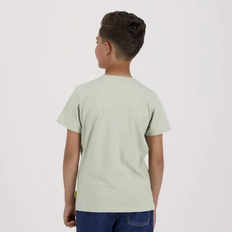 T-shirt flammé garçon manches courtes avec broderie - KONTAKT