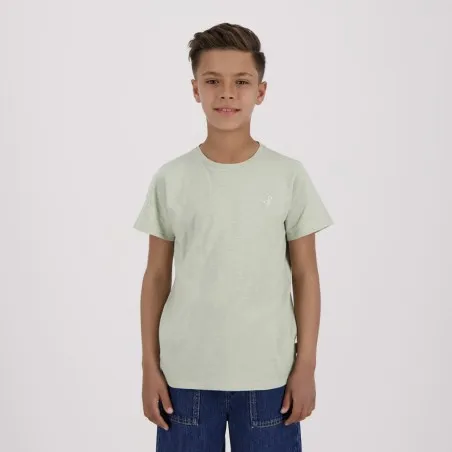 T-shirt flammé garçon manches courtes avec broderie - KONTAKT