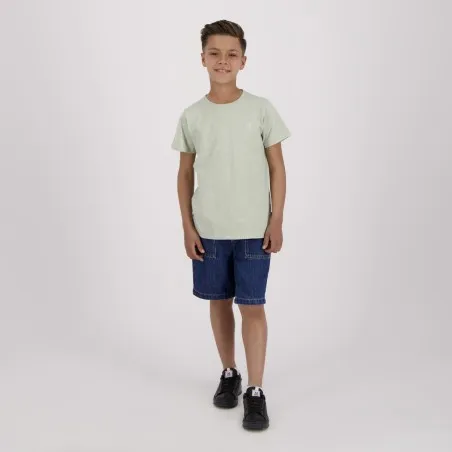 T-shirt flammé garçon manches courtes avec broderie - KONTAKT