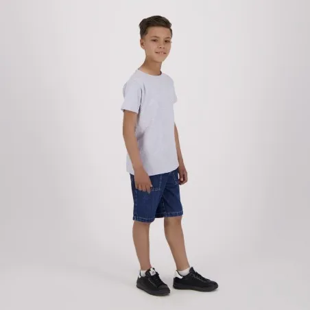 T-shirt flammé garçon manches courtes avec broderie - KONTAKT