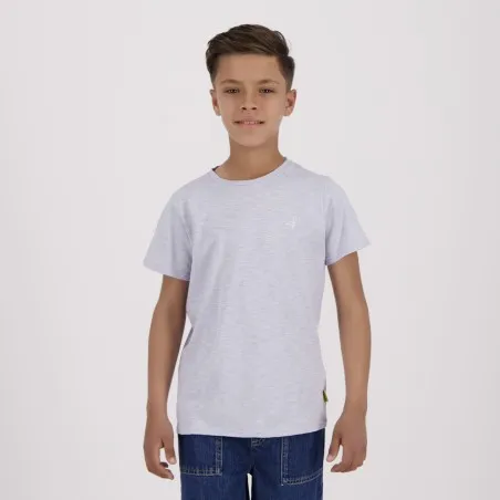 T-shirt flammé garçon manches courtes avec broderie - KONTAKT