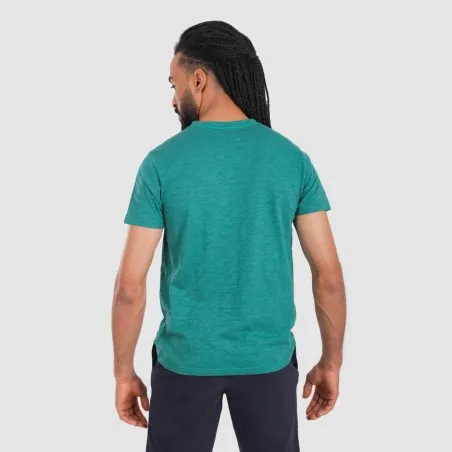 T-shirt flammé homme manches courtes col V avec poche poitrine - KONTAKT