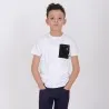 T-shirt garçon contrasté avec poche KOUN YOURSELF - KONTAKT