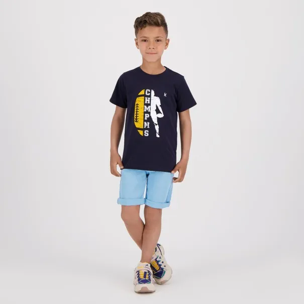 T-shirt garçon manches courtes CHMPNS - KONTAKT