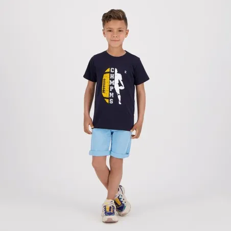 T-shirt garçon manches courtes CHMPNS - KONTAKT