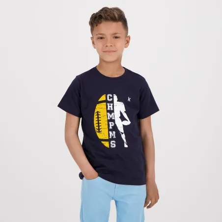 T-shirt garçon manches courtes CHMPNS - KONTAKT