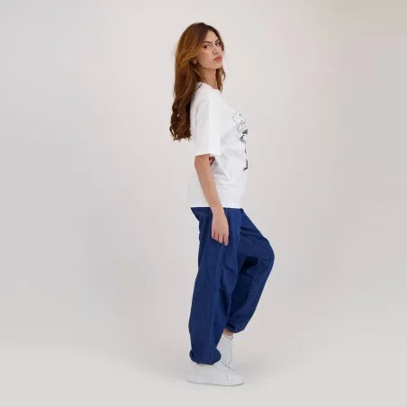 T-shirt oversized femme manches courtes - KONTAKT